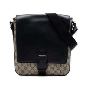 Gucci Buckle Flap Messenger Bag Gg #266601G11B